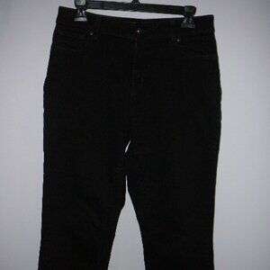 LL Bean Classic Fit Women's Black High Rise Denim Jeans-Size 12 Petite (12P)